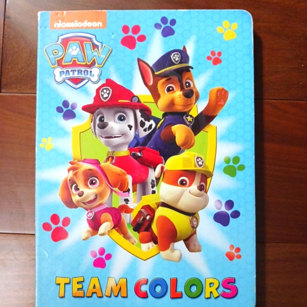 Paw Patrol Ream Colors Book